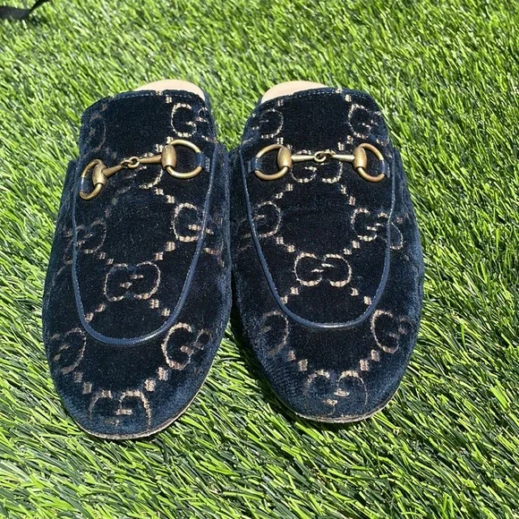 Gucci velvet loafers - Picture 2 of 6